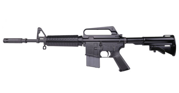 Buy Colt AR-15 5.56mm Retro Carbine with Pinned Flash Hider, 4-Position Stock and Flat Black Finish (1 of 500)