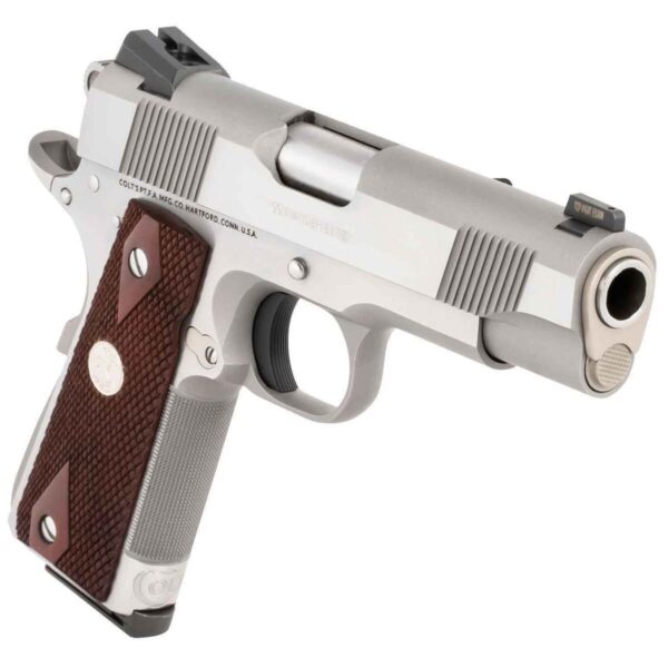 Buy Colt 1911 Combat Elite Commander 45 Auto (ACP) 4.25in Brushed Stainless Steel Pistol - 8+1 Rounds