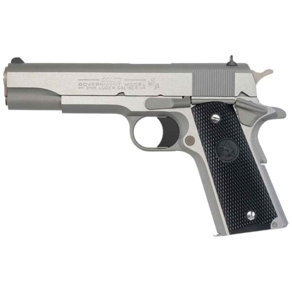 Buy Colt 1991 Government 38 Super Auto 5in Brushed Stainless Pistol - 9+1 Rounds