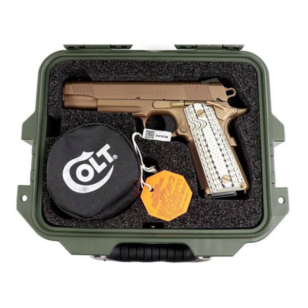 Buy Colt Custom Shop CQB Pistol 45 Auto (ACP) 5in FDE/Bronze Pistol - 8+1 Rounds