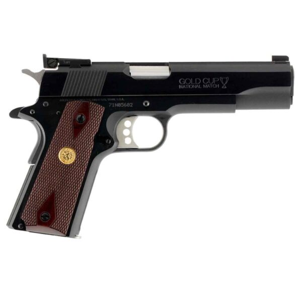 Buy Colt Gold Cup National Match 9mm Luger 5in Blued Pistol - 9+1 Rounds