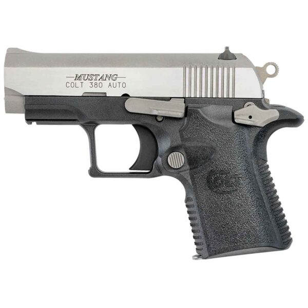 Buy Colt Mustang 380 Auto (ACP) 2.75in Black & Brushed Stainless Pistol - 6+1 Rounds