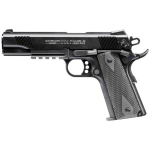 Buy Colt 1911 Government A1 Rail Gun 22 Long Rifle 5in Matte Black Tenifer Pistol - 10+1 Rounds