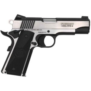 Buy Colt Combat Elite Commander 45 Auto (ACP) 4.25in Stainless/Black Pistol - 8+1 Rounds