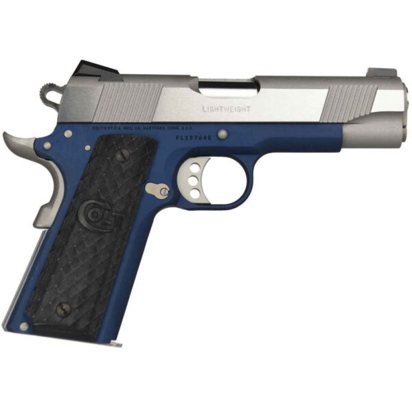 Buy Colt Lightweight Commander 45 Auto (ACP) 4.25in Carbon Blue Anodized Frame Pistol - 8+1 Rounds